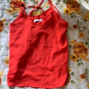 Red Abercrombie cami xs bright red
